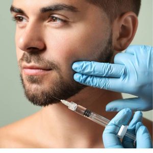 Marcación mandibular con ácido hialurónico en la Clínica de Medicina estética